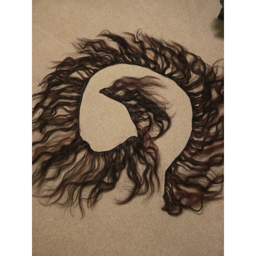 Shake 'n Go Human Hair Extensions #1B Waivy 2 Tone Dark Brown And Reddish 80"